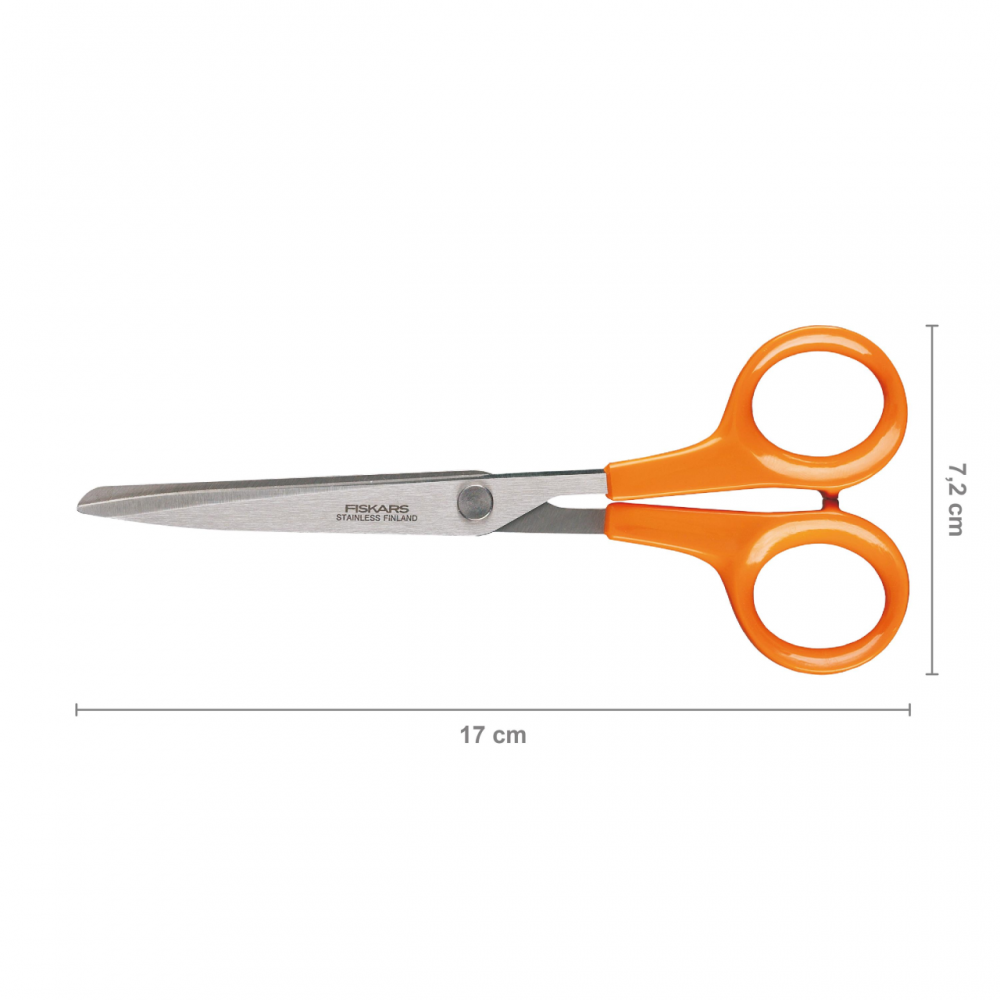 Foarfeca pentru hartie Fiskars Classic, 17 cm, 50 g