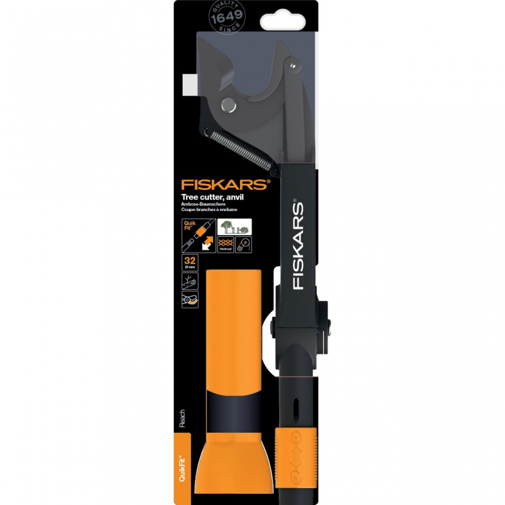 Foarfeca pentru pomi Fiskars QuikFit, 440 mm, 570 g, Ø 32 mm