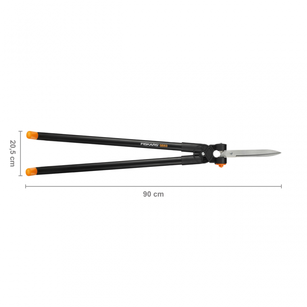 Foarfeca pentru gazon si gard viu Fiskars PowerLever GS53, 900 mm, 1310 g
