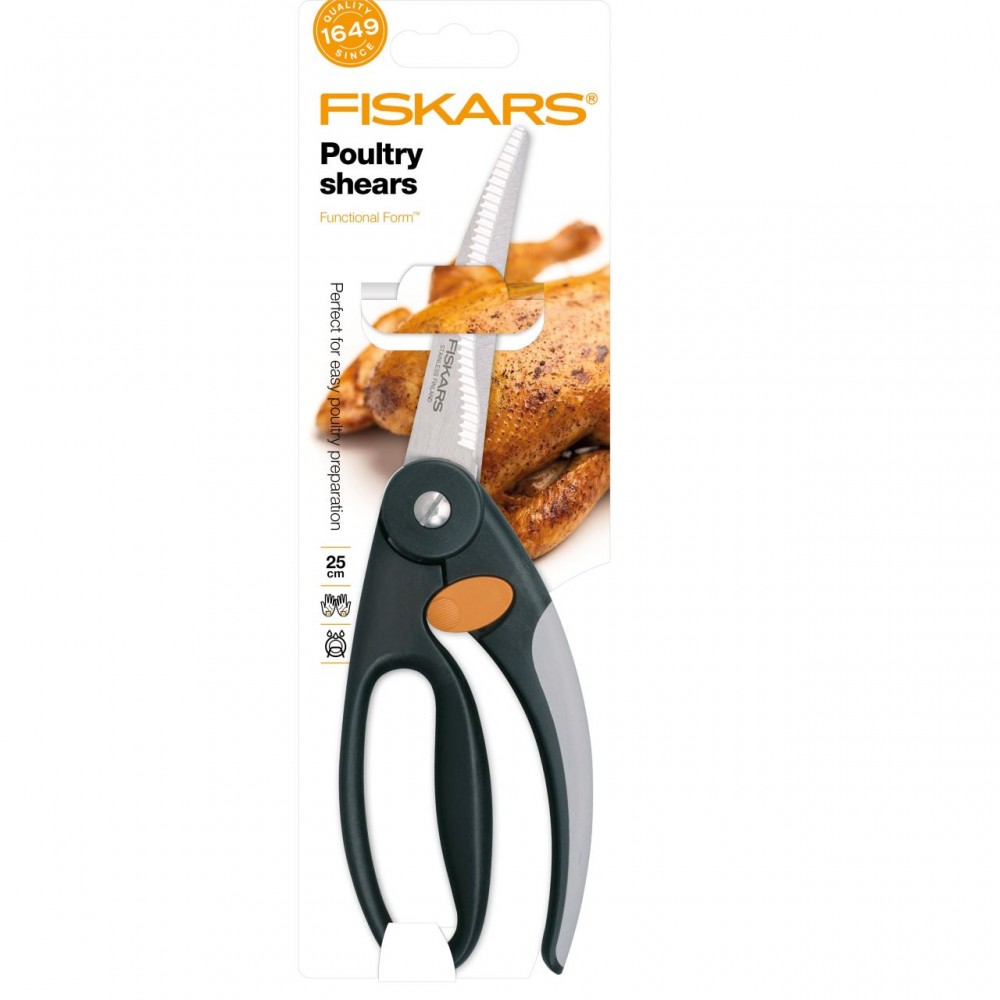 Foarfeca pentru pui Fiskars Functional Form, 25 cm, 200 g
