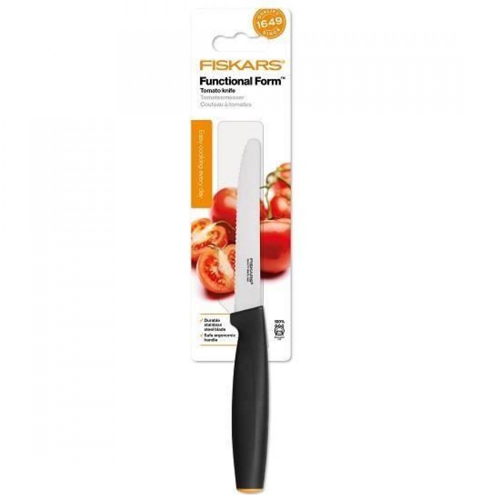 Cutit pentru tomate Fiskars Functional Form, 12 cm, otel inoxidabil