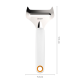 Dispozitiv pentru feliat branza moale Fiskars Functional Form, alb, 255 mm, 40 g