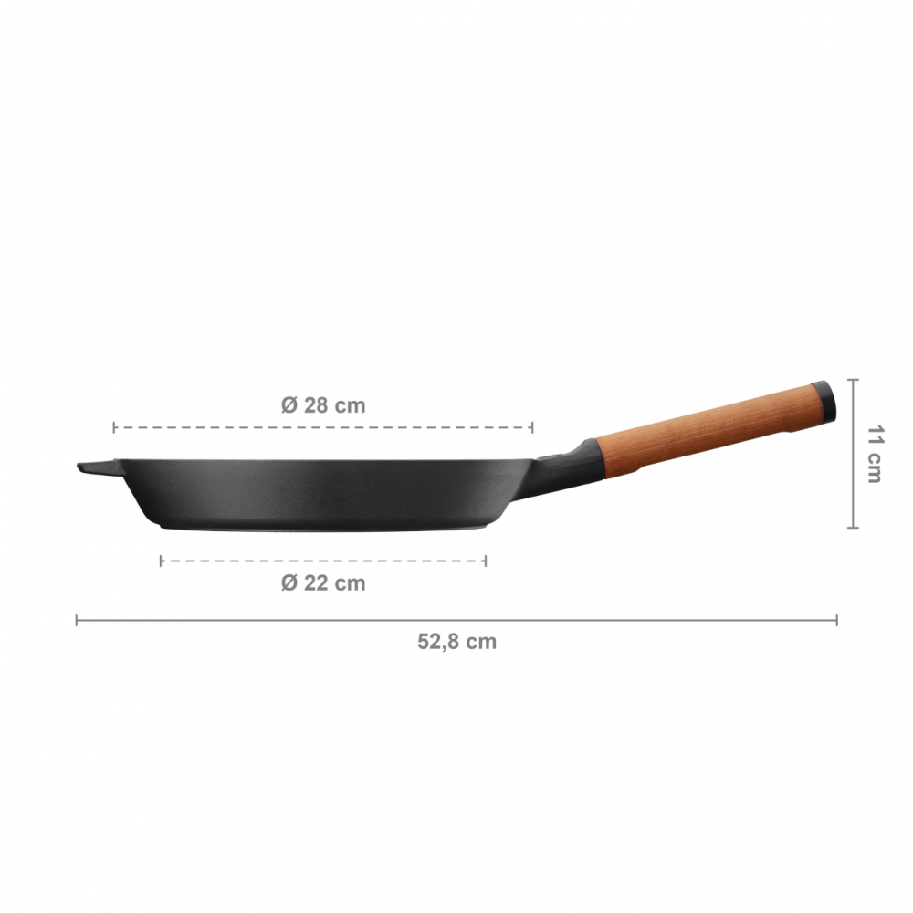 Tigaie din fonta Fiskars Norden, Ø 28 cm Tigaie din fonta Fiskars Norden, Ø 28 cm