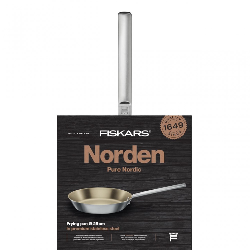 Tigaie inox Fiskars Norden, Ø 26 cm Tigaie inox Fiskars Norden, Ø 26 cm