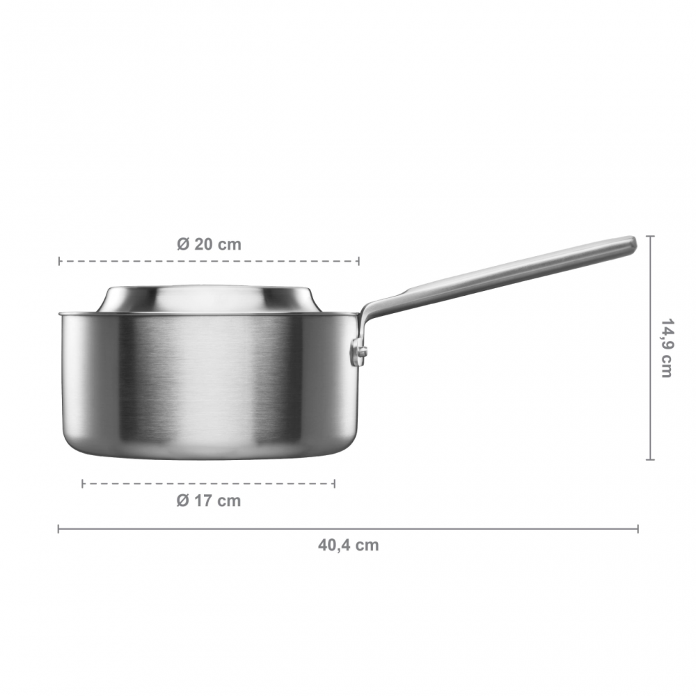 Cratita din inox pentru sos Fiskars Norden, 2.5 l Cratita din inox pentru sos Fiskars Norden, 2.5 l