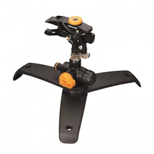 Aspersor pulsator cu trepied Fiskars, buton on/off Aspersor pulsator cu trepied Fiskars, buton on/off