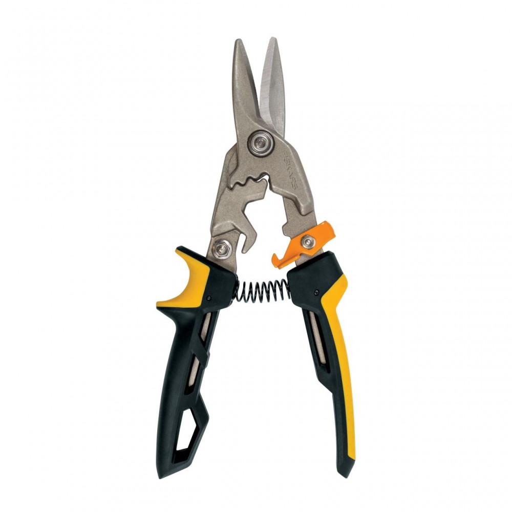 Foarfeca pentru tabla Fiskars PowerGear, taietura dreapta