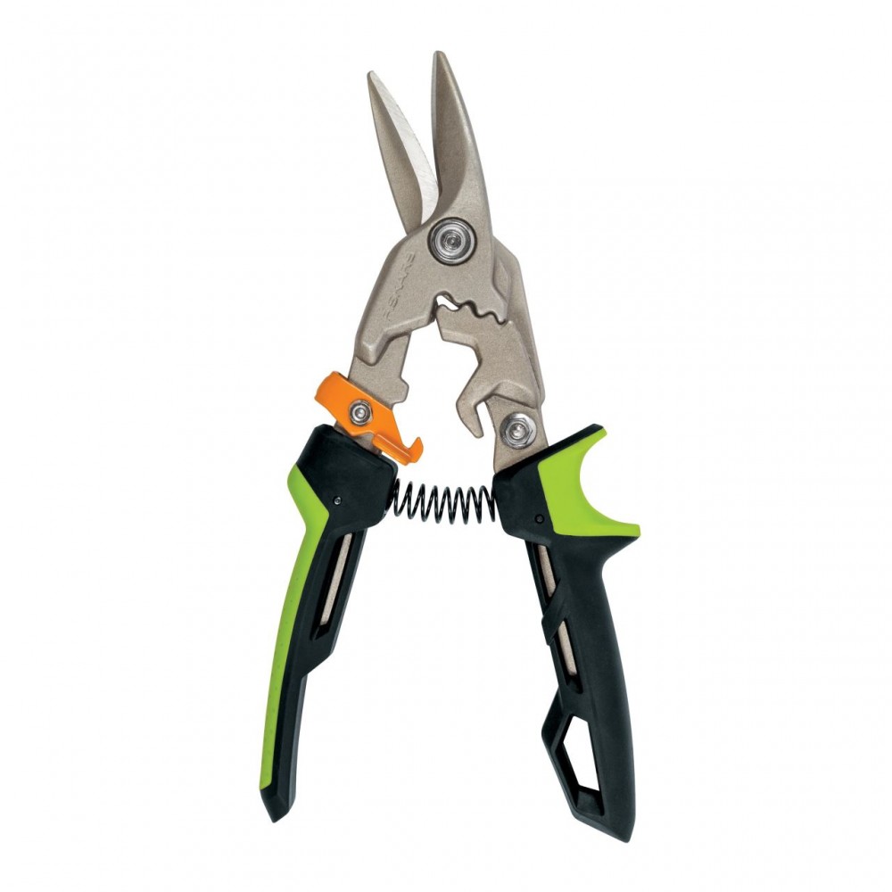 Foarfeca pentru tabla Fiskars PowerGear, taietura pe dreapta