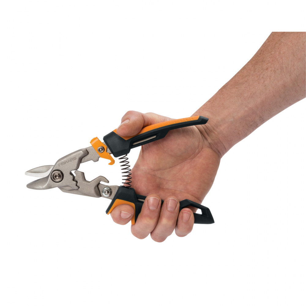 Foarfeca pentru tabla Fiskars PowerGear, bulldog