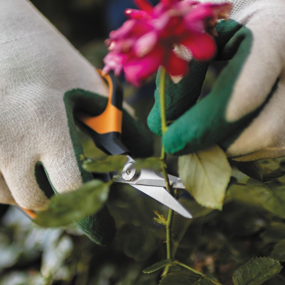 Foarfeca pentru flori Fiskars Solid MicroTip SP15, 182 mm, 80 g