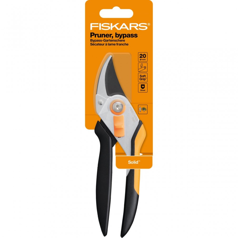 Foarfeca metalica pentru gradina pas cu pas Fiskars Solid (P331)
