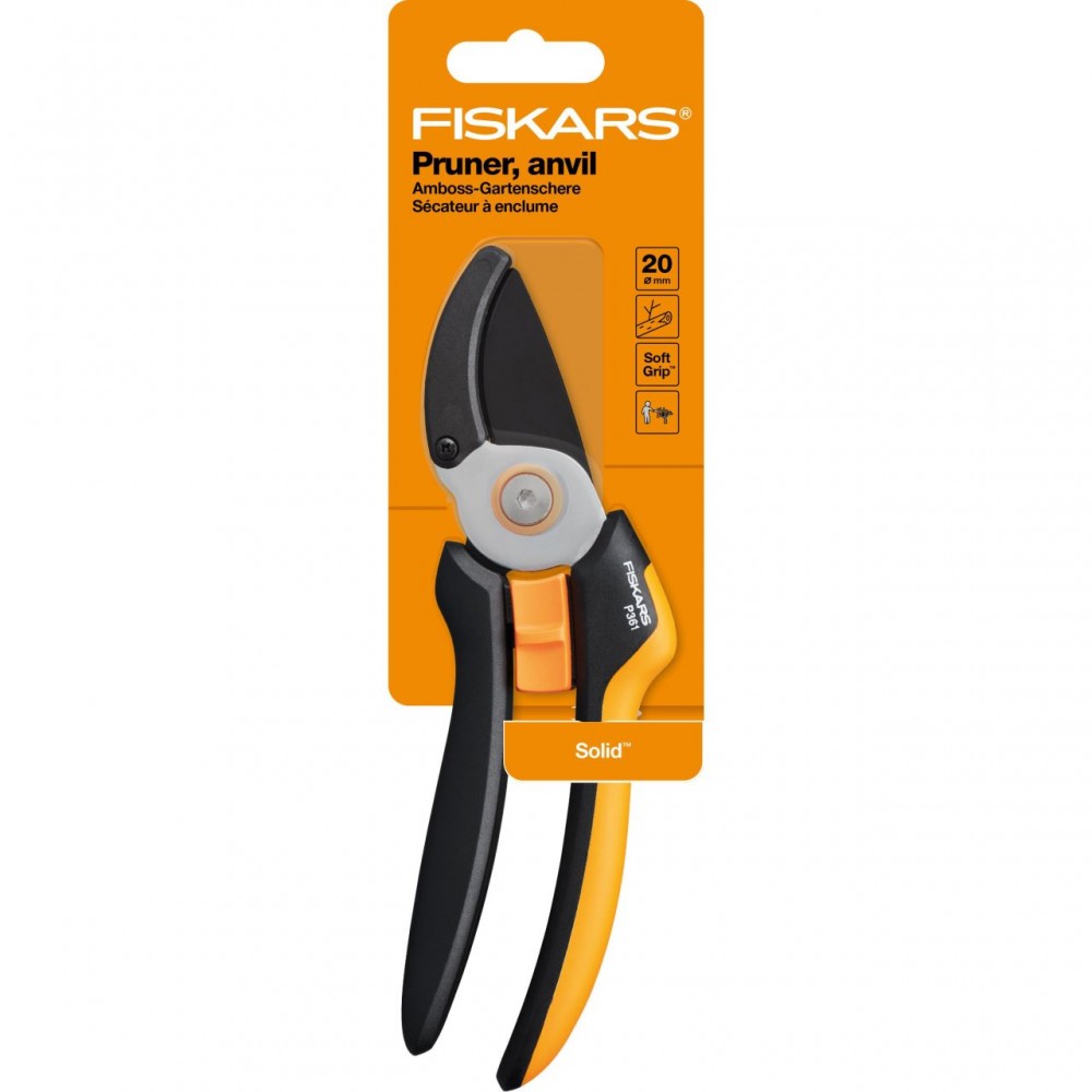 Foarfeca nicovala pentru gradina Fiskars Solid (P361)