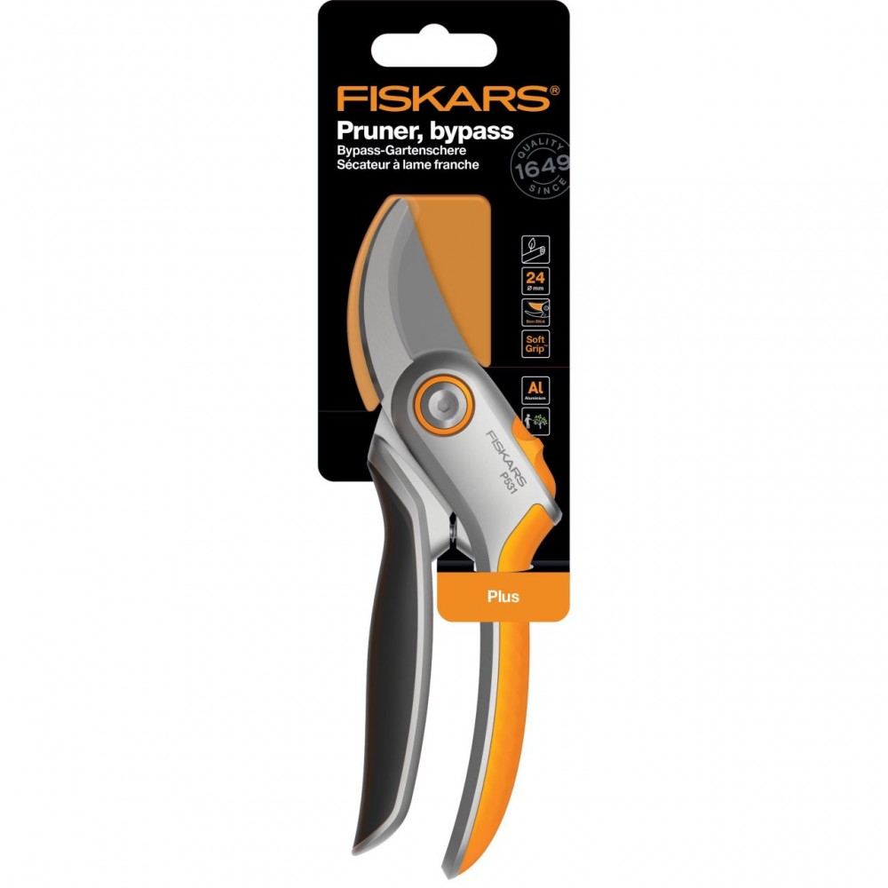 Foarfeca metalica pas cu pas Fiskars Plus (P531)