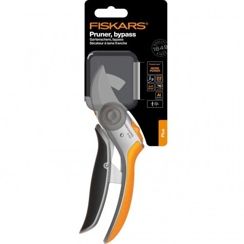 Foarfeca metalica de gradina pas cu pas Fiskars Plus (P751) Foarfeca metalica de gradina pas cu pas Fiskars Plus (P751)