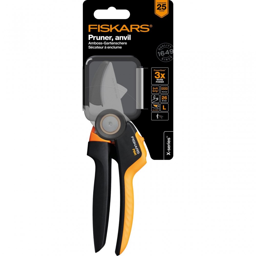 Foarfeca de gradina nicovala Fiskars PoweGear X (P941)