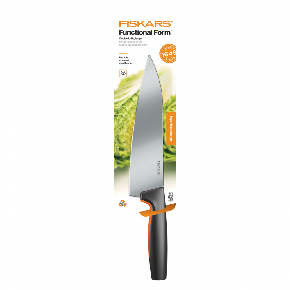 Cutitul bucatarului Fiskars Functional Form, L, 20 cm, 146 g Cutitul bucatarului Fiskars Functional Form, L, 20 cm, 146 g