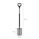 Cazma cu varf rotunjit Fiskars Ergonomic, 1066710, 125 cm, 2.0 kg