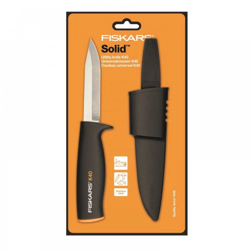 Cutit utilitar Fiskars K40, 225 mm, 70 g Cutit utilitar Fiskars K40, 225 mm, 70 g