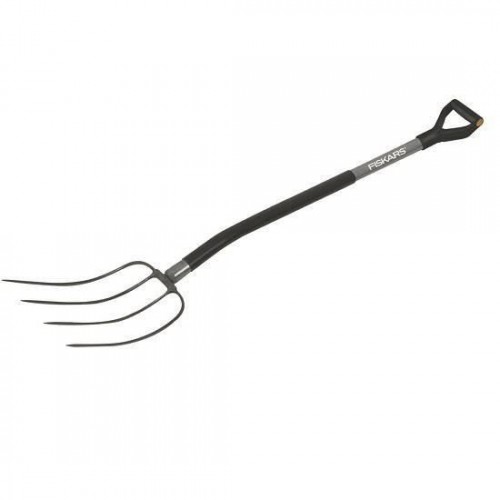 Furca pentru compost Fiskars Ergonomic, 1370 mm, 1870 g