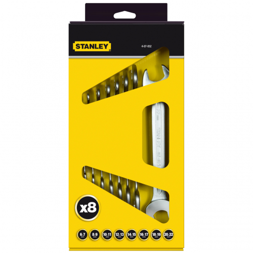 Set de 8 chei fixe Stanley, 4-87-052,  6.0 - 22.0 mm