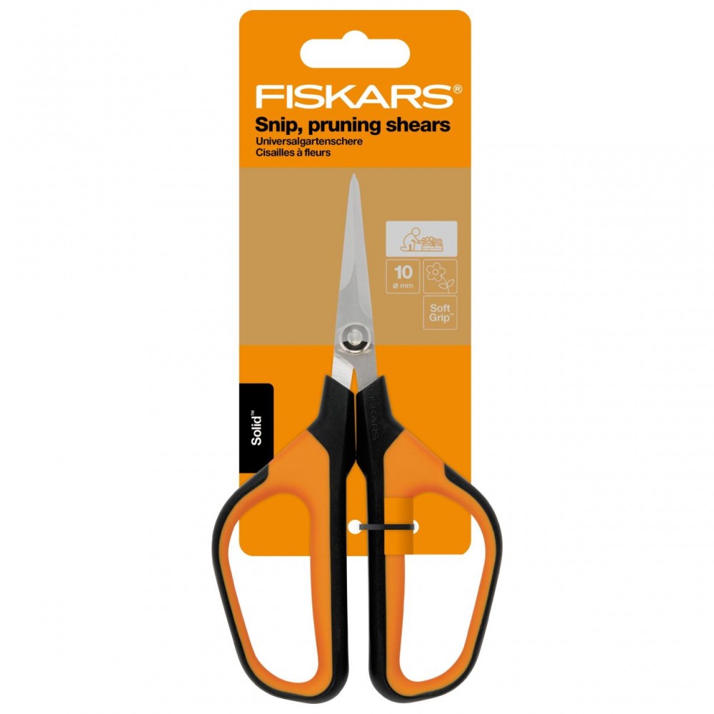 Foarfeca pentru flori Fiskars Solid MicroTip SP15, 182 mm, 80 g