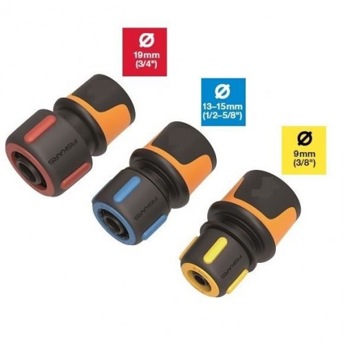 Conector furtun de gradina Fiskars, 19 mm (3/4'')