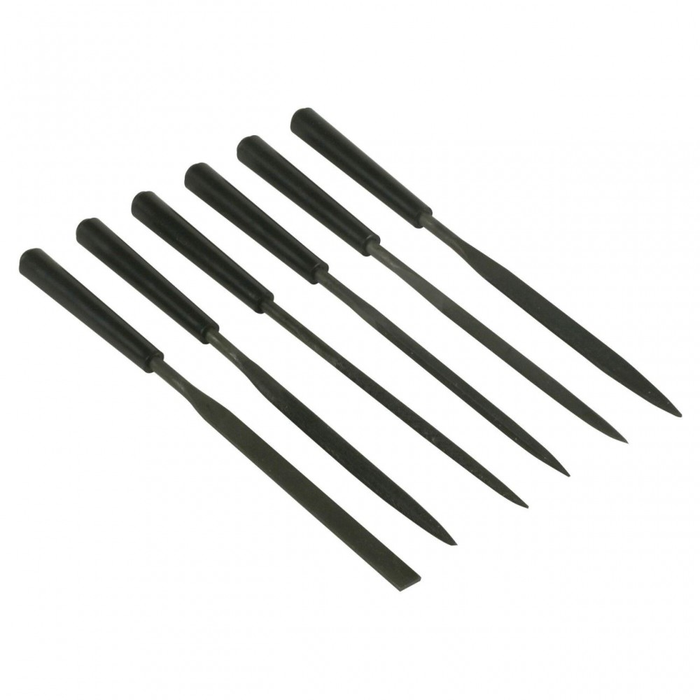 Set de 6 pile fine Stanley, 0-22-500, 160 mm