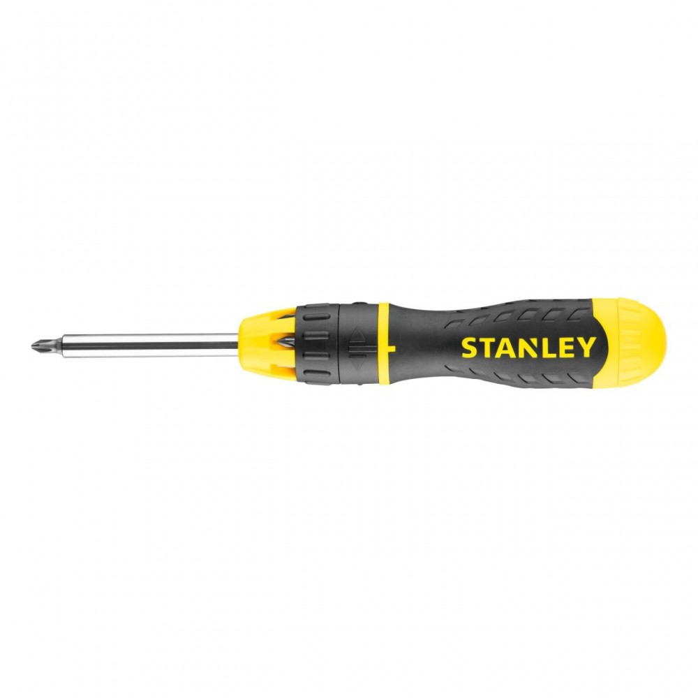 Surubelnita magnetica cu clichet Stanley, 0-68-010, +10 varfuri Surubelnita magnetica cu clichet Stanley, 0-68-010, +10 varfuri