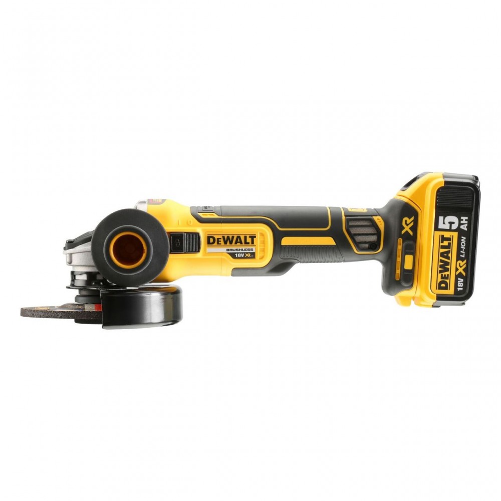 Polizor unghiular DeWalt, DCG405P2, 125 mm, 2 acumulatori XR Li-Ion 18 V 5.0 Ah Polizor unghiular DeWalt, DCG405P2, 125 mm, 2 acumulatori XR Li-Ion 18 V 5.0 Ah