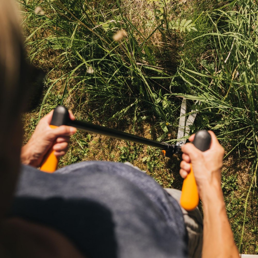 Foarfeca pentru gazon si gard viu Fiskars PowerLever GS53, 900 mm, 1310 g