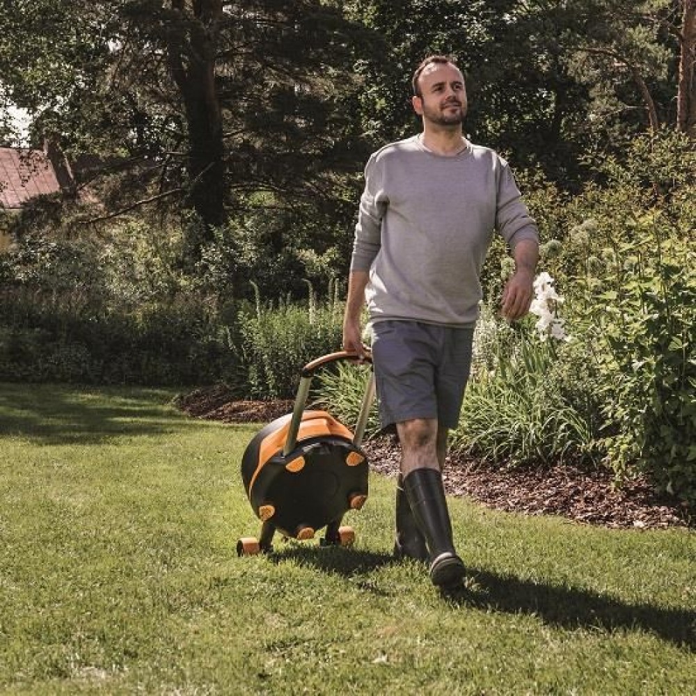 Set furtun cu tambur  Fiskars XL, 27 m, tambur automat