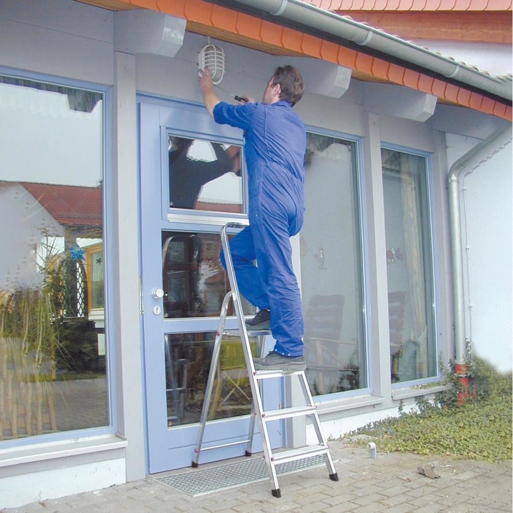 Scara dubla cu trepte pe o parte Krause Corda, KR-000729, 5 trepte Scara dubla cu trepte pe o parte Krause Corda, KR-000729, 5 trepte