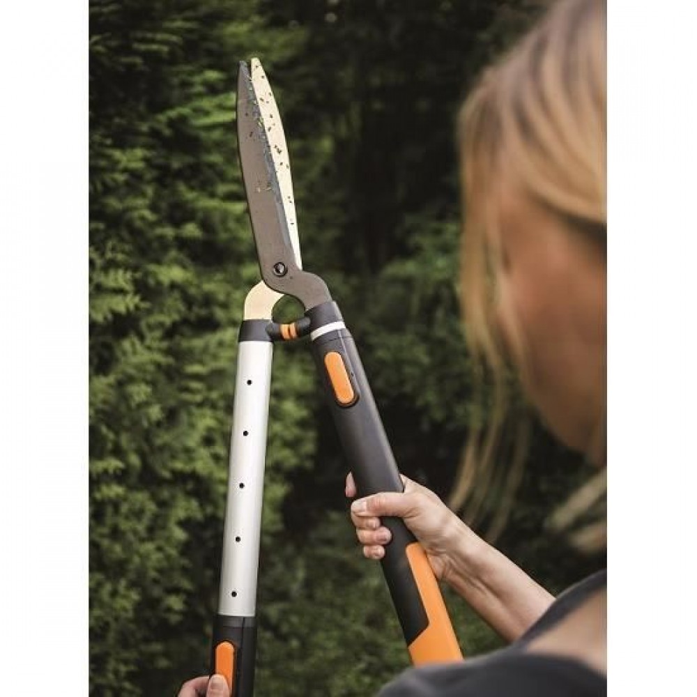 Foarfeca telescopica pentru gard viu Fiskars SmartFit HS86, 675 - 925 mm, 1194 g