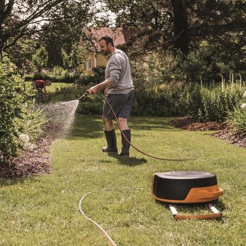 Set furtun cu tambur  Fiskars XL, 27 m, tambur automat