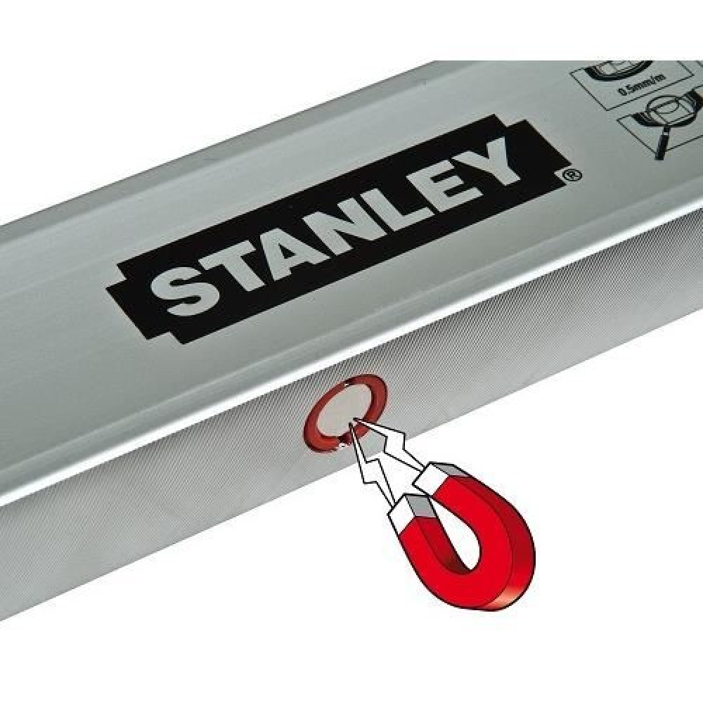 Nivela Stanley Classic Magnetica, 150 cm, 2 fiole Nivela Stanley Classic Magnetica, 150 cm, 2 fiole