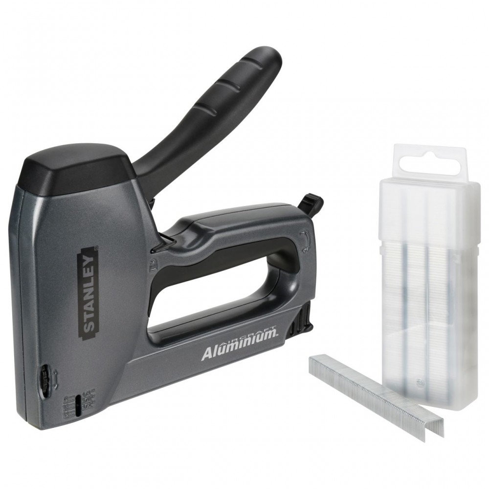 Capsator manual profesional din aluminiu Stanley, TR250, capse G si J Capsator manual profesional din aluminiu Stanley, TR250, capse G si J