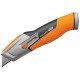 Cutit utilitar cu lama retractabila trapezoidala Fiskars CarbonMax, 1027223, 177 mm, 171 g Cutit utilitar cu lama retractabila trapezoidala Fiskars CarbonMax, 1027223, 177 mm, 171 g