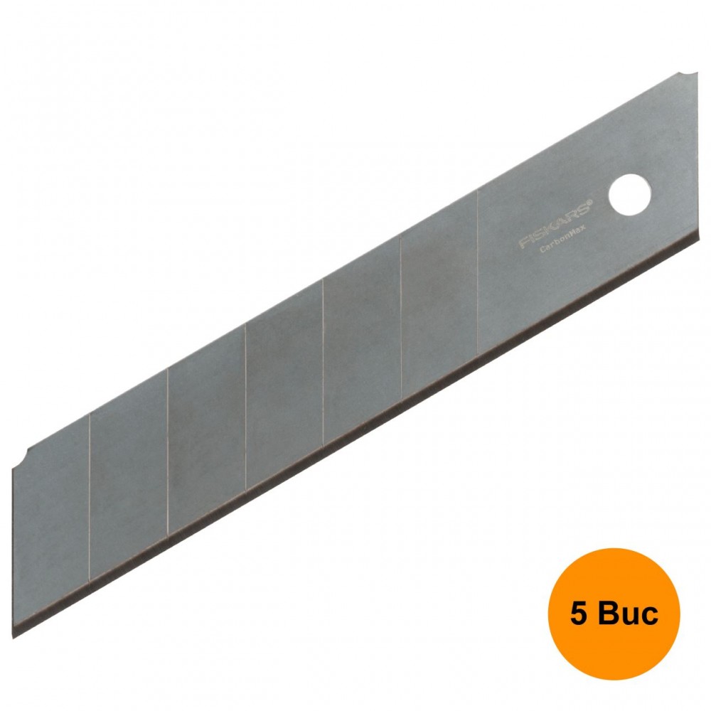 Set de 5 lame segmentate de 25 mm Fiskars CarbonMax, 1027233 Set de 5 lame segmentate de 25 mm Fiskars CarbonMax, 1027233