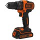 Masina de gaurit si insurubat Black&Decker, BDCDD186KB, 2 acumulatori LI-ION 1.5Ah 18V, cutie pentru transport