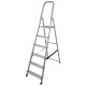Scara dubla cu trepte pe o parte Krause Corda, KR-000736, 6 trepte