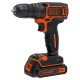 Masina de gaurit si insurubat Black&Decker BDCDC18K-QW cu acumulator de 18 V si incarcator