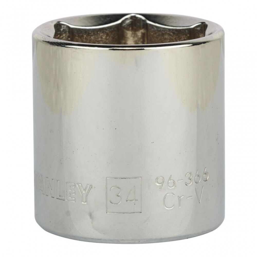 Cheie tubulara Stanley, 1-86-196, 1/2'', 6 puncte , 34 mm Cheie tubulara Stanley, 1-86-196, 1/2'', 6 puncte , 34 mm