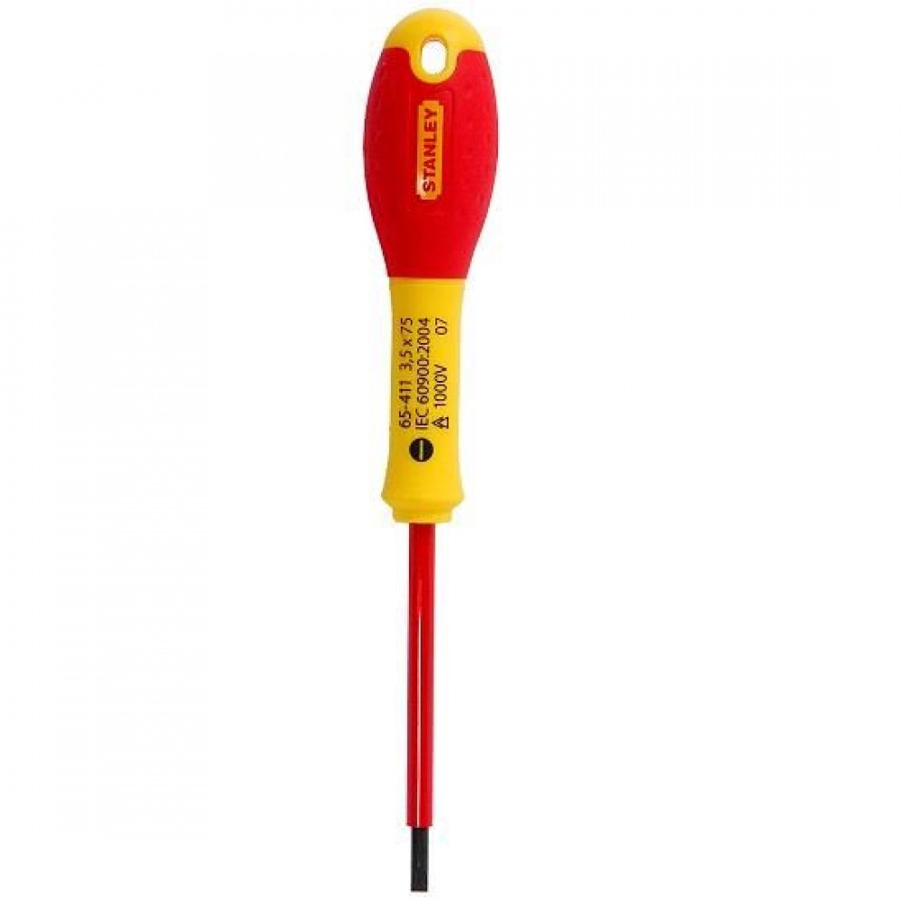 Surubelnita Stanley FatMax, 3.5 x 75 mm, izolata 1000V Surubelnita Stanley FatMax, 3.5 x 75 mm, izolata 1000V