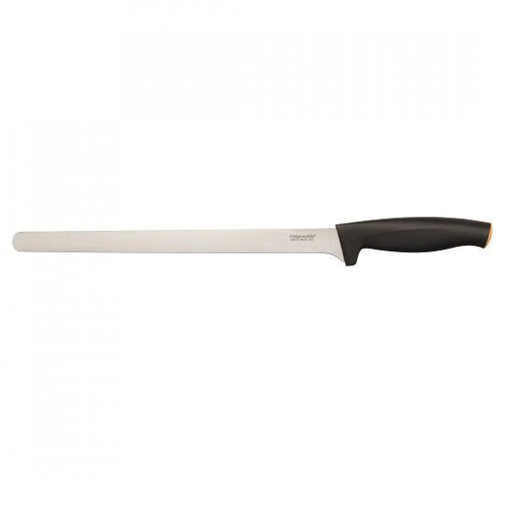 Cutit pentru sunca si somon Fiskars Functional Form, 26 cm, otel inoxidabil Cutit pentru sunca si somon Fiskars Functional Form, 26 cm, otel inoxidabil