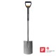 Cazma telescopica pentru plantat si bordurat Fiskars SmartFit, varf rotunjit, 1054 ÷ 1250 mm, 1730 g