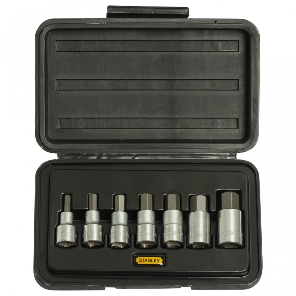 Trusa fr 7 chei tubulare cu cap imbus Stanley, 1-89-099, 1/2"