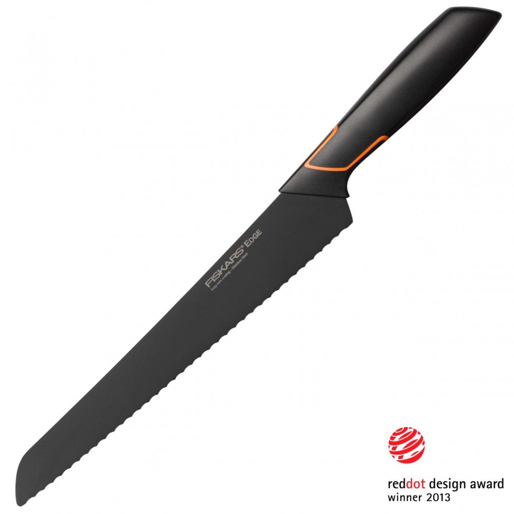 Cutit pentru paine Fiskars Edge, 23 cm, otel inoxidabil