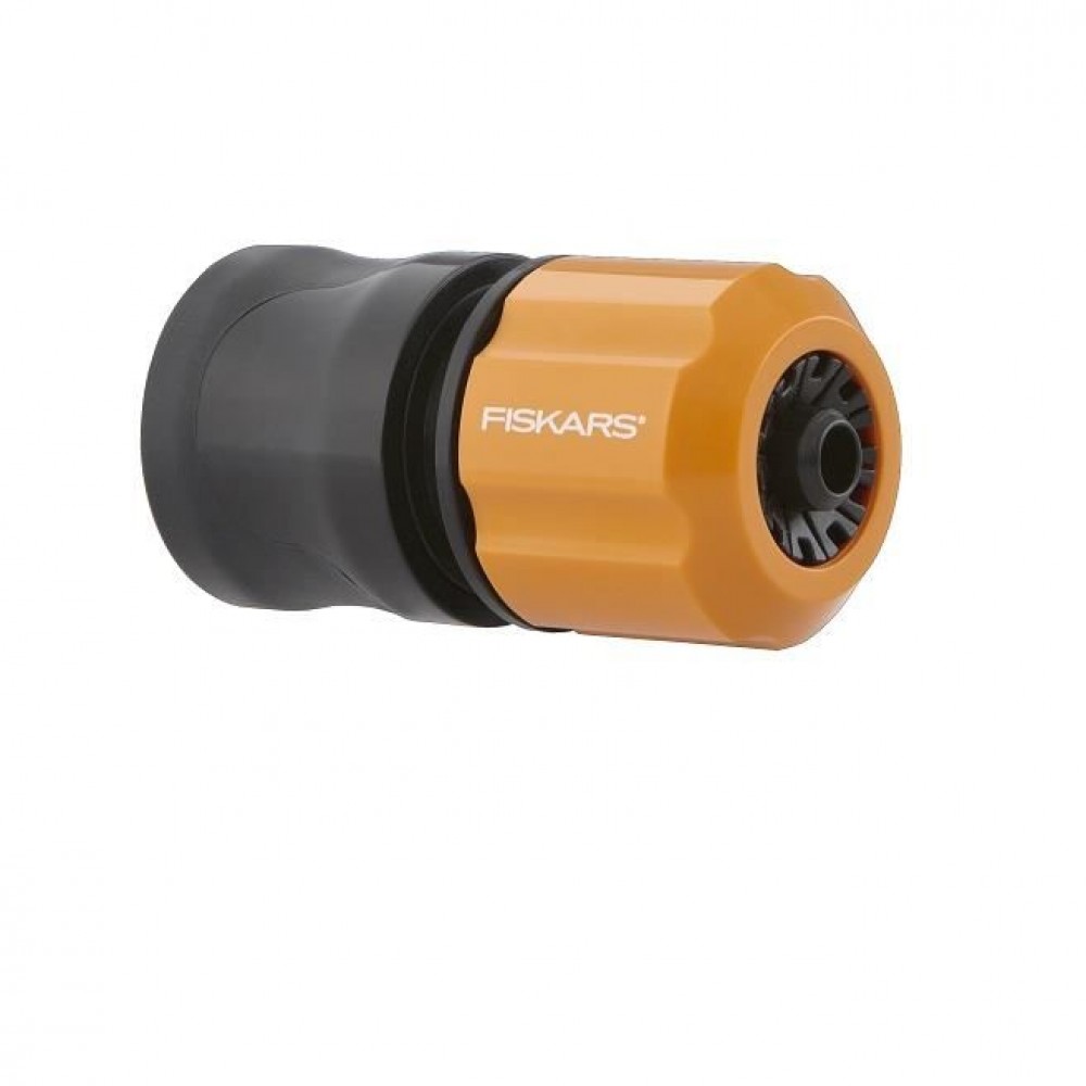 Conector furtun de gradina Fiskars, 9 mm (3/8'') Conector furtun de gradina Fiskars, 9 mm (3/8'')
