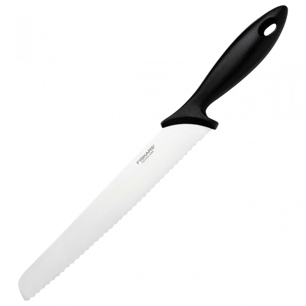 Cutit pentru paine Fiskars Essential, 23 cm, otel inoxidabil Cutit pentru paine Fiskars Essential, 23 cm, otel inoxidabil