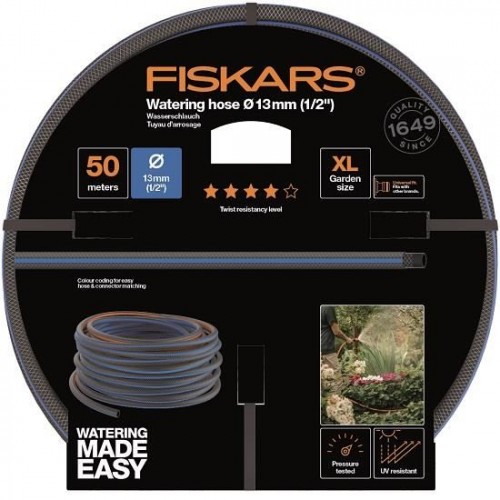 Furtun de gradina Fiskars Q4, 13 mm (1/2"), 50 m
